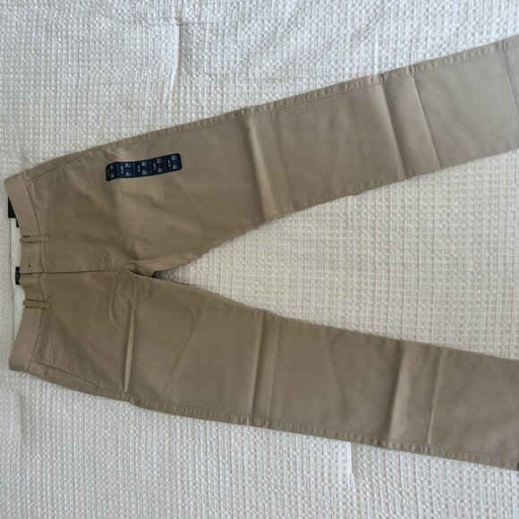 J.Crew Factory Men's Slim-Fit Flex Chino Pant - British Khaki, Size 30/30 - Picture 5 of 6
